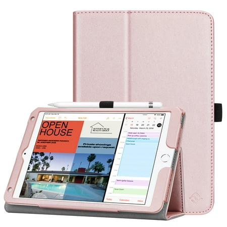Fintie iPad mini 5th 2019 / iPad mini 4th Cases -  Folio Cover with Pencil Holder, Rose