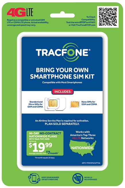 can i buy a tracfone sim card at walmart
