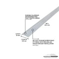 thumbnail image 3 of M-D Building Products 78071 1-3/8 In. X 36 In. Silver Aluminum Carpet Trim w/ Screw Nails, 3 of 8
