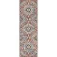 thumbnail image 2 of Well Woven Miro Nantes Medallion Oriental Botanical Red Rust Blue Vintage Distressed 2'3" x 7'3" Runner Area Rug, 2 of 8