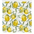 thumbnail image 3 of Ambesonne Garden Shower Curtain, Vibrant Citrus Plants, 69"Wx75"L, Olive Green Yellow, 3 of 3
