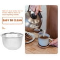 thumbnail image 2 of HERFIER 2pcs Stainless Steel Tea Strainer Insert Tea Infuser Tea Pot Accessories Tea Filter Mesh 3.14x3.14x2.04in, 2 of 8
