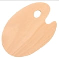thumbnail image 1 of Naiovety Paleta de pintura Tablero de pintura de de color de registro natural para mezclar colores Pintura ergonómica ligera Tablero de mezcla de Artesanía Naiovety HA017083-00, 1 of 1