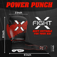 thumbnail image 4 of FightX Kids Boxing Gloves MMA PU Leather Junior Boxing Gloves Set for Children (Red, 6oz), 4 of 4