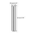 thumbnail image 3 of Uxcell Steel Pins 304 Stainless Steel Dowel Pin Cylindrical Shelf Support Pin Silver 3 x 20mm 50pcs, 3 of 5