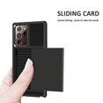 thumbnail image 4 of Mignvoa Galaxy Note 20 Ultra Case With Credit Card Holder Slim Armor Dual Layer Hybrid Heavy Duty Protection Shockproof Anti-Scratch Wallet Case For Samsung Galaxy Note 20 Ultra 6.9 inch (Black), 4 of 7