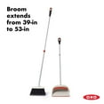 thumbnail image 3 of OXO Grand Balai Extensible et Porte-Poussière Ensemble de Balayeuse de Nettoyage Verticale 2 Pcs, 3 of 5