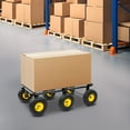 thumbnail image 4 of 6 Wheel All Terrain Mover Dolly 1200 LB Capacity with Inflatable Tires Cart, 4 of 16