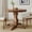 Walnut, variant on Christopher Knight Home 57" Oval Extendable Dining Table with Pedestal Base, Rustic Farmhouse Style, Walnut