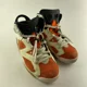 thumbnail image 3 of Ni - ke Air Jordan 6 Retro Gatorade Like Mike 384664-145 Mens 10.5 Sneakers White Orange, 3 of 5
