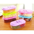 thumbnail image 4 of Food Storage Box Kitchen Fridge Transparent PP storage container food sealed Double Grip Fresh Food Storage Sealed Container, Blue, 4 of 6