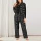 thumbnail image 2 of Fotbe Black Spider On Web 1 Conjunto de Pijama de Manga Larga para Mujer con Estampado, Ropa de Dormir de 2 Piezas, Conjunto de Casa Suave y Cómodo con Bolsillos-Medium, 2 of 7