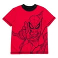 thumbnail image 4 of Marvel Spider-Man UPF 50+ Rash Guard and Swim Trunks Outfit Set Little Kid to Big Kid, 4 of 5