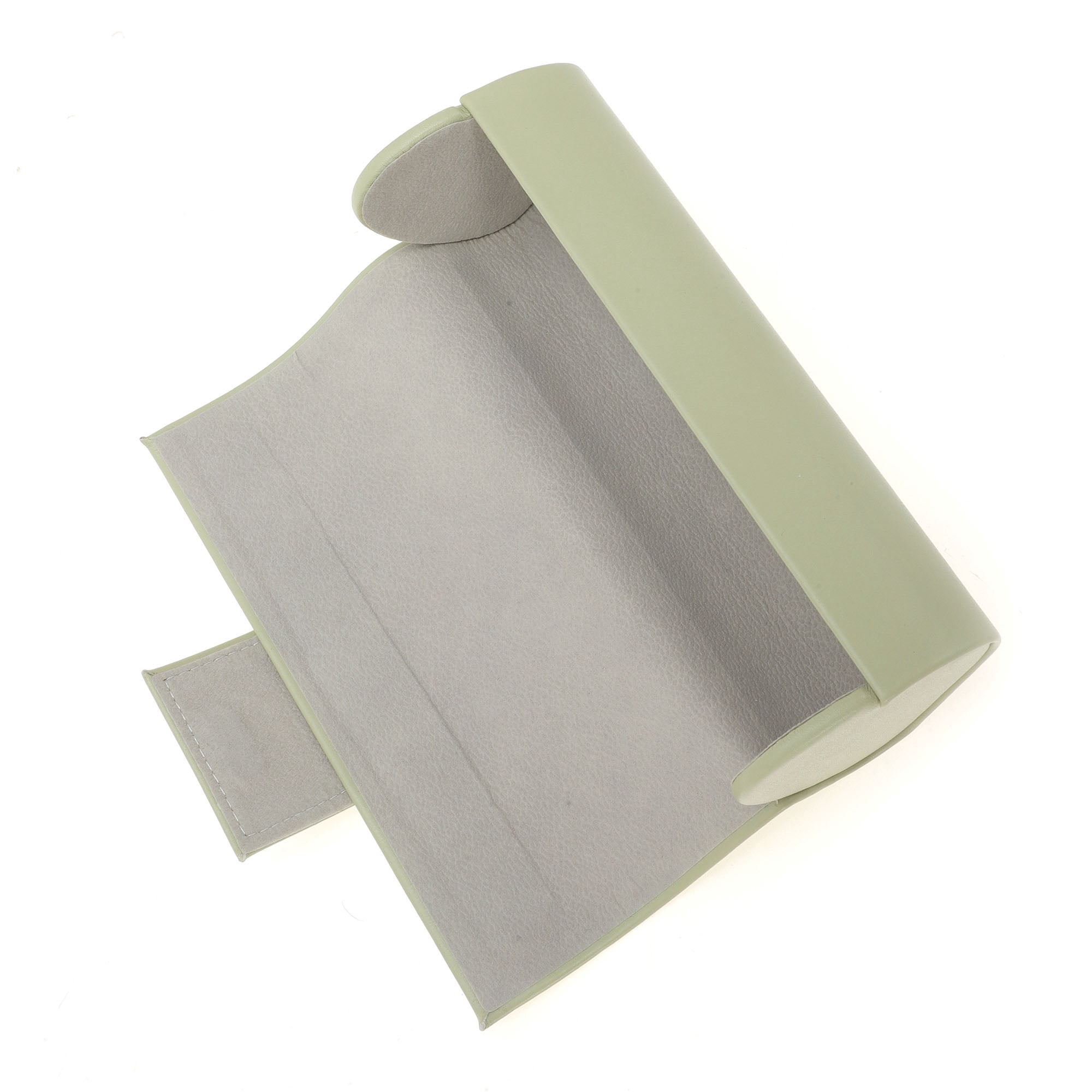 Unique Bargains Portable Eyeglasses Storage Case 6.46"x2.36"x2.4" Light Green