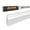 White Powder Coated, variant on JELOSTONE 2 Pack - 36'' Aluminum Door Sweep with Vinyl Insert (Clear Anodized), Seals Gaps up to 1-1/8", Fire-Rated, Triple-Fin Gasket Adapts to Uneven Surfaces, JS-NV507