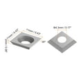 thumbnail image 2 of 3pack 11mm Square Tungsten Carbide Replacement Cutter Insert 11x11x2mm-30° Cutter Knives, 2 of 6