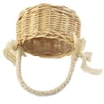 thumbnail image 4 of Bgsha Fresh Rattan Storage Basket Picnic Flower Girl Gifts Wicker Flower Pot, 4 of 9