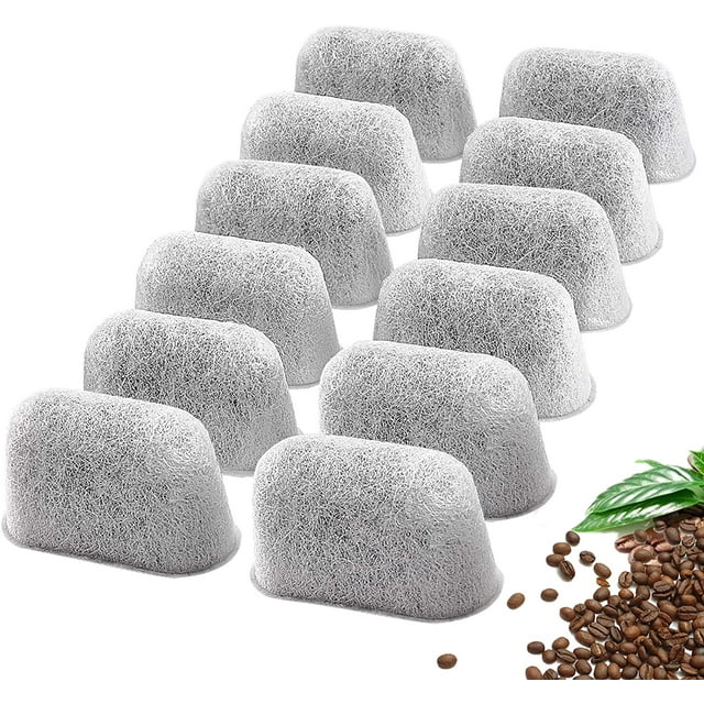 12 Packs Cuisinart Coffee Maker Charcoal Filters Replacement, Compatible With All Cuisinart Coffee Makers Charcoal Water Filters, Removes Chlorine, Odors, And Other Impurities From Water
