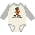 thumbnail image 3 of Inktastic 1st Birthday Fox 1 Year Old Boys or Girls Long Sleeve Baby Bodysuit, 3 of 5