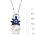 thumbnail image 2 of Everly Women's 9.5mm Cultured Pearl 14k White Gold Pendant, 2 of 9