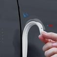 thumbnail image 4 of 4 Pcs Protection de Porte Universelle en Fibre de Carbone pour Voiture Bande de Protection de Bord de Porte Décorative, 4 of 5