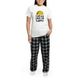 thumbnail image 5 of CafePress - Tacos Make Me Happy Pajamas - Women's Short Sleeve Print T-Shirt and Pants Light Cotton Pajama Set, 5 of 7