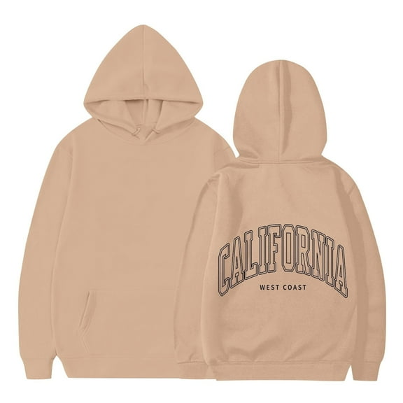 SGMVNU Sweatshirts for Toddler Boys Girls 8-9 Years Crew Neck Hoodies Relaxed Fit Letter Graphic Long Sleeve Pullover Tops Streetwear Khaki