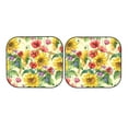 thumbnail image 7 of Haiem Sunflower Cornflower Poppy Windshield Sun Shade: Universal Foldable 2-Piece Car Front Window Sunshade - Blocks Uv Rays, And Reduces Heat,Essential Car Accessory Large, 7 of 7