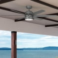 thumbnail image 3 of Ventilador de techo Hunter 59629 Solaria Matte Silver 72" Hunter Fan 59629, 3 of 4