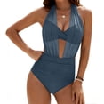 thumbnail image 1 of Trajes de baño para mujer, moda de primavera para mujer, conservador, color sólido, estilo falda, conjunto de traje de baño con abertura, trajes de baño para mujer, trajes de baño para mujer, traje de, 1 of 5