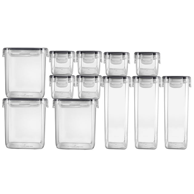 Bewildely 15 unids/set caja de almacenamiento contenedor de mantenimiento fresco caja de aperitivos multiusos organizador de gran capacidad a prueba de Almacenamiento y organización del hogar Bewildely HA065469-00