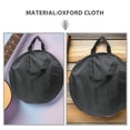 thumbnail image 3 of BESTYASH Sac de Rangement pour Coussinets de Tambour en Toile Oxford Noire 2 Pcs avec Extérieur Imperméable et Poignée Portable, 3 of 8