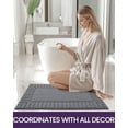 thumbnail image 5 of Bathroom Rugs 24"x36", Non Slip Bath Mats for Bathroom Floor, Ultra Soft and Absorbent Bath Rug Shower Carpet, Machine Washable, Dark Grey$$Home Decor, Kitchen, & Other, 5 of 9