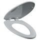 thumbnail image 4 of Asiento de inodoro Bemis Ashland alargado de madera, cierre lento, blanco, 4 of 5