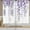 06 Purple Leaves, variant on Eucalyptus Leaves Kitchen Curtains Rod Pocket Watercolor Sage Green Leaf on The Top Floral Small Short Cafe Tier Curtains Plant Window Drape Treatment Home Decor(27.5W X 39L Inch 2 Panels)