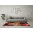 thumbnail image 3 of Ahgly Company Indoor Rectangle Patchwork Brown Transitional Area Rugs, 2' x 5', 3 of 4