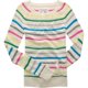 thumbnail image 1 of Aeropostale Suéter tejido con bolsillos delanteros para mujer, blanco, grande, 1 of 1