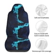 thumbnail image 5 of Yiaed Blue Marble And Gold Print Car Seat Covers,Universal Auto Seats Protector Fits for Car,SUV Sedan,Truck,Automotive Seat Covers & Accessories(Two packs), 5 of 7