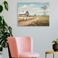 thumbnail image 3 of Fenyluxe Country Barn Windmill Theme Canvas Prints Wall Art for Home Decor, Kitchen and Bedroom - Ready To Hang Wall Pictures 16x12in, 3 of 6