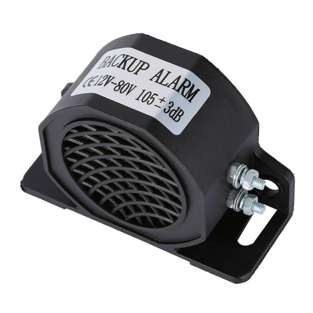 Alarma De Advertencia De Bíper De Respaldo De 105DB, Bocina De Caracol, Universal, Vehículos Pesados de 12 A 80V Con Soporte De Montaje Universal