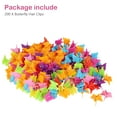 thumbnail image 5 of VONTER Mini Hair Claw Clips, 200Pieces Plastic Small Beautiful Butterfly Colorful Hair Clips, Hair Clips Barrettes Hair Clips Clamps Hair Accessories Decorative Clips for Girls and Women, 5 of 7