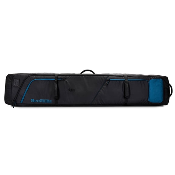Sportube Prospector XL Ski & Board Bag, Wheeled Protective Hard Snowboard Case, Azure