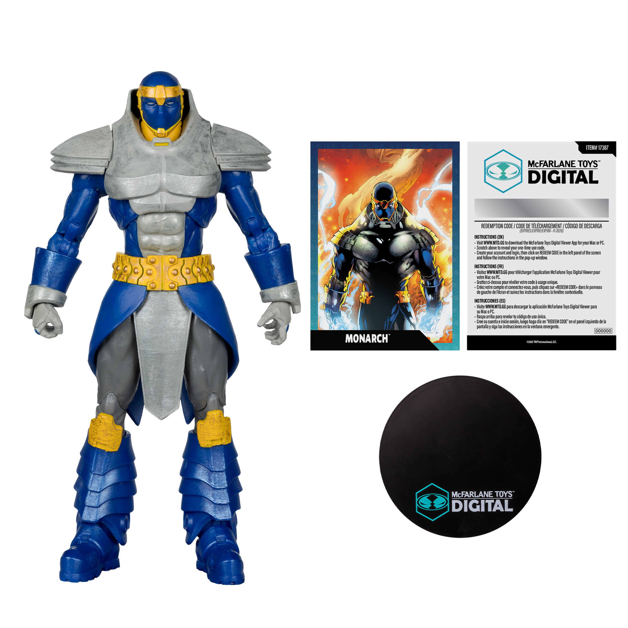 Monarch (DC Direct: DC Countdown) 7" Action Figure w/ Digital Collectible - McFarlane Toys