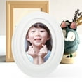 thumbnail image 4 of HAMPPLIES Desktop Picture Frame Wood Oval Wall Hanging Decorative Item for Office Decor 1Pcs, 4 of 8