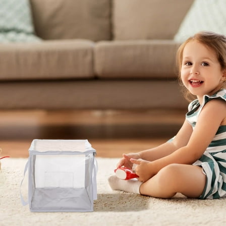 AZXY Blanket Storage Containers,Storage Bags for Clothes with Zipper,Closet Organizer Bins Fabric Folding,Blanket Containers for Large Blankets