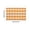 Orange, variant on Spring Summer Plaid Doormat, Layered Cotton Blend Entryway Rug for Front Door, Porch, Farmhouse Welcome Mat with Non Slip Silicone Backing