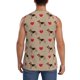 thumbnail image 4 of Fotbe German Shepherd Dog Men's Camiseta sin Mangas Estampada para Hombres, Playera Casual para Gimnasio, Entrenamiento, Playa-Medium, 4 of 7