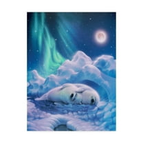 Trademark Fine Art 'Harmony Baby Seals' Canvas Art by Kirk Reinert