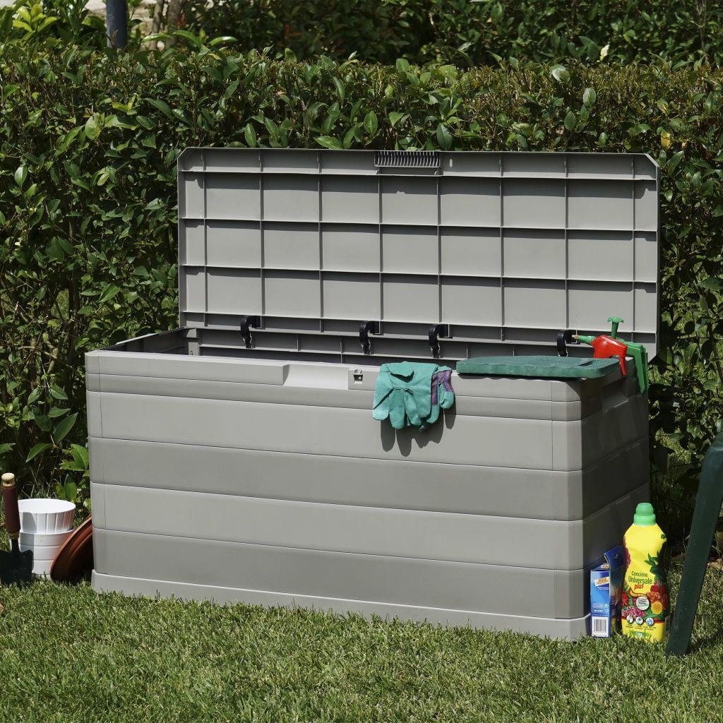 Lowestbest Garden Storage Box, Outdoor Cushion Deck Patio Storage Chest Storing Pillow Tool Box Lowestbest Garden Storage Box, Outdoor Cushion Deck Patio Storage Chest Storing Pillow Tool Box
