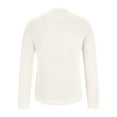 thumbnail image 3 of Ahabrexf Mens Sweaters and Pullovers,Knitwear Round Neck Casual Solid Color Bottoming Shirt, 3 of 6